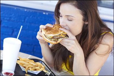 Burger, Fries & Milkshake