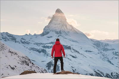 Man and Mountain