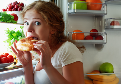 Woman Eating