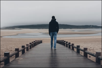 Walking on Pier